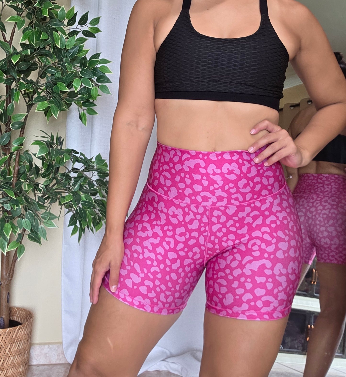 Leopardo Bloom" – Shorts Mini
