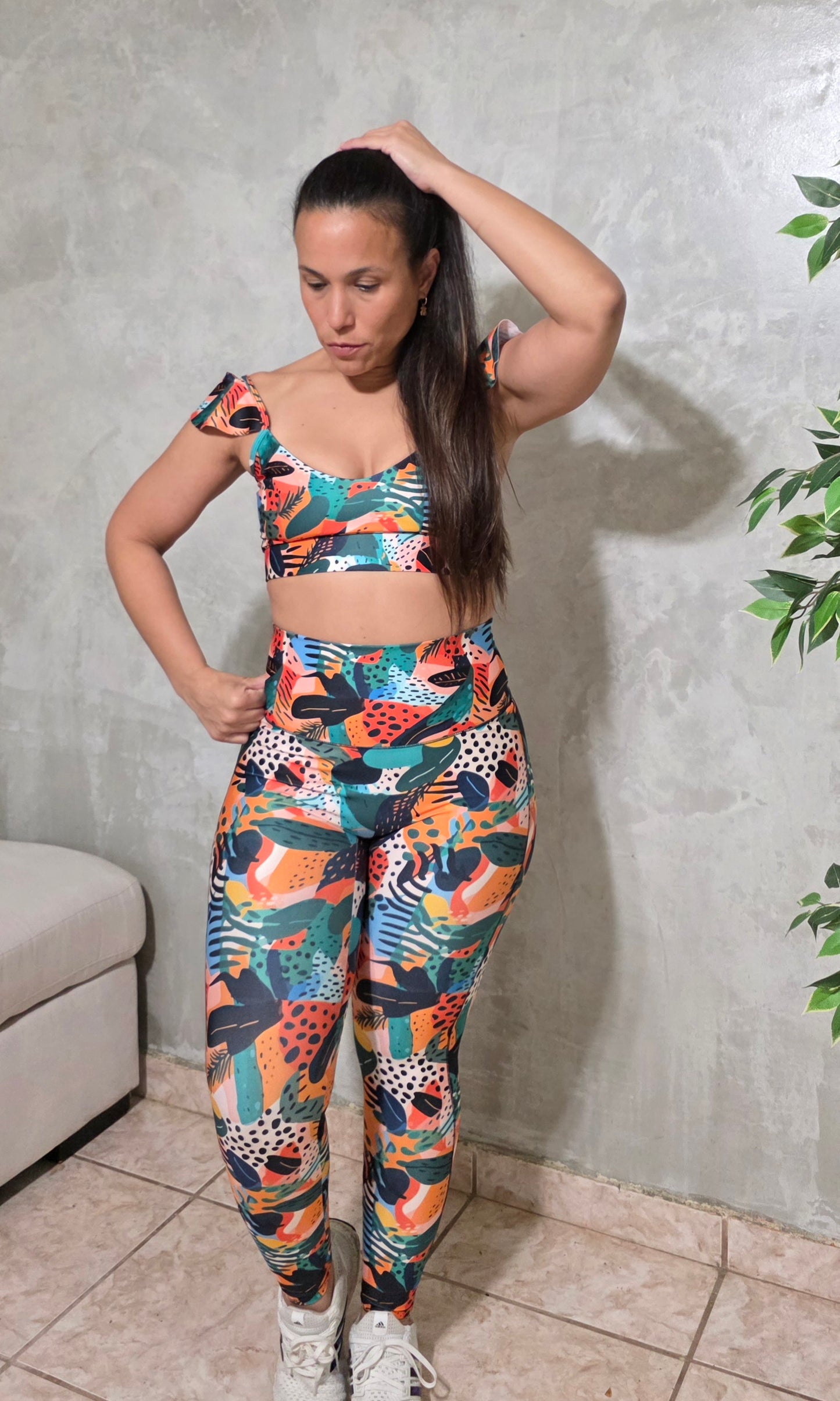 Legging Sin Costura Frontal Pretina Alta | BFITNESS